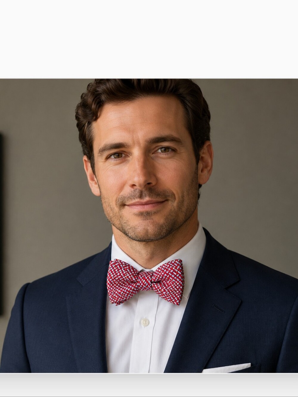 Vineyard vines Red bow tie With Retired Design Shotgun Shells